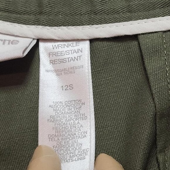 Liz Claiborne, Kylie Pants, Wrinkle Free, Women's Tan,  Size 12P - Picture 5 of 6